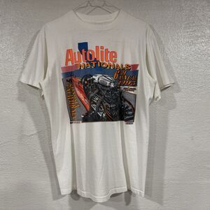 Vintage 1995 Autolite Nationals NHRA Drag Racing T-Shirt Large Single Stitch 90s